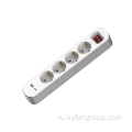 4-Outlet Germany Socket (тип A+C)
